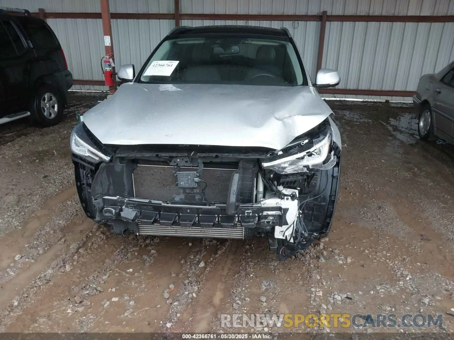 6 Photograph of a damaged car 3PCAJ5M10KF146405 INFINITI QX50 2019
