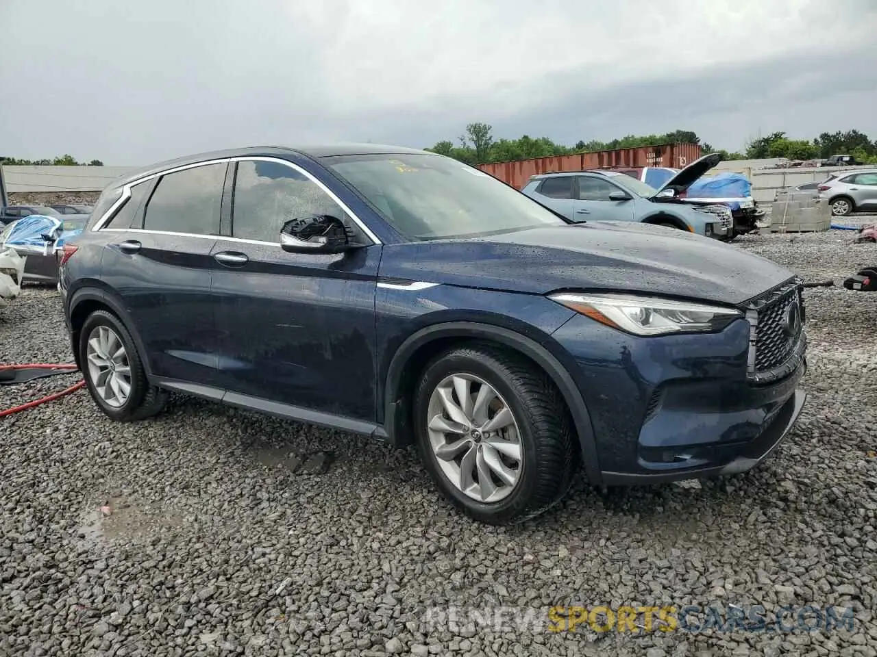 4 Photograph of a damaged car 3PCAJ5M10KF147330 INFINITI QX50 2019