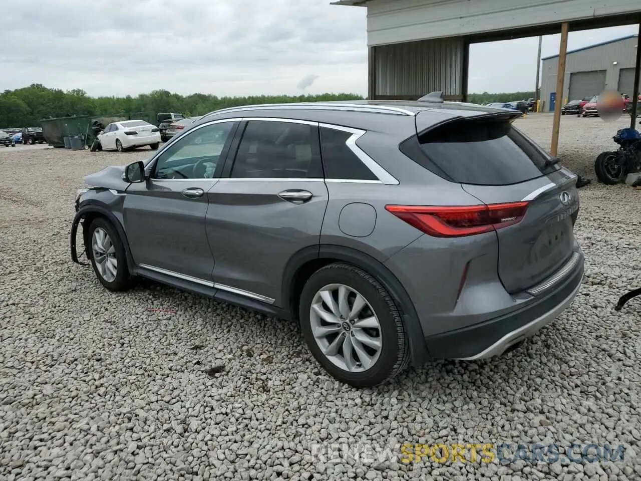 2 Photograph of a damaged car 3PCAJ5M11KF115180 INFINITI QX50 2019