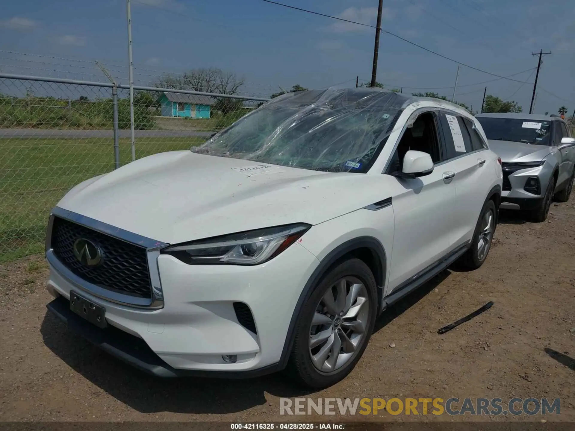 6 Photograph of a damaged car 3PCAJ5M11KF145988 INFINITI QX50 2019