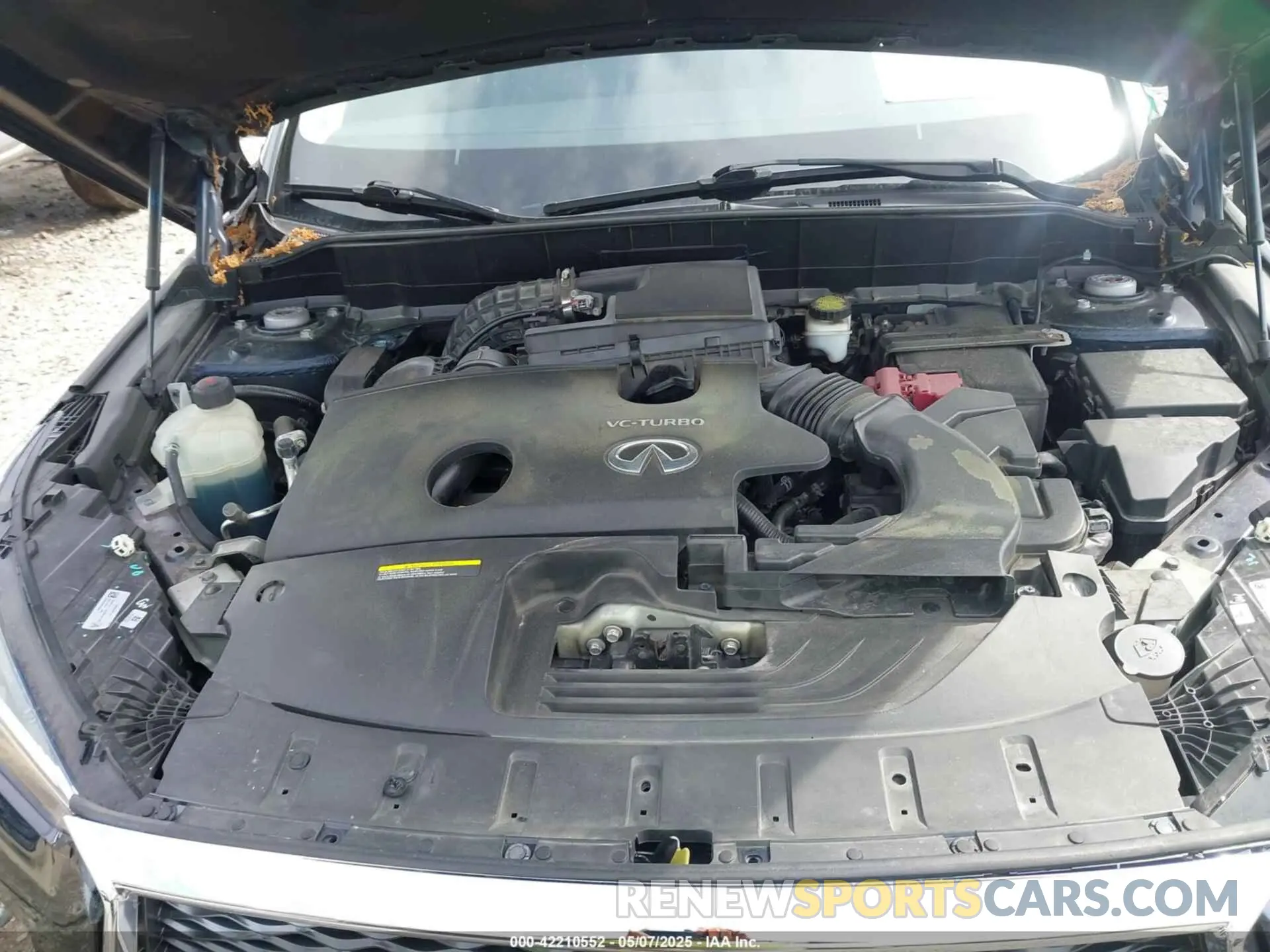 10 Photograph of a damaged car 3PCAJ5M12KF118394 INFINITI QX50 2019