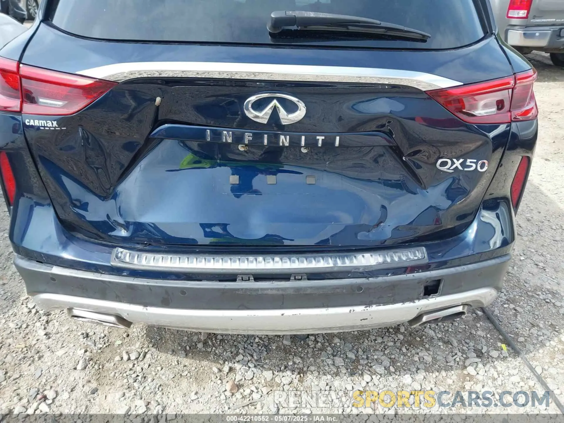 6 Photograph of a damaged car 3PCAJ5M12KF118394 INFINITI QX50 2019