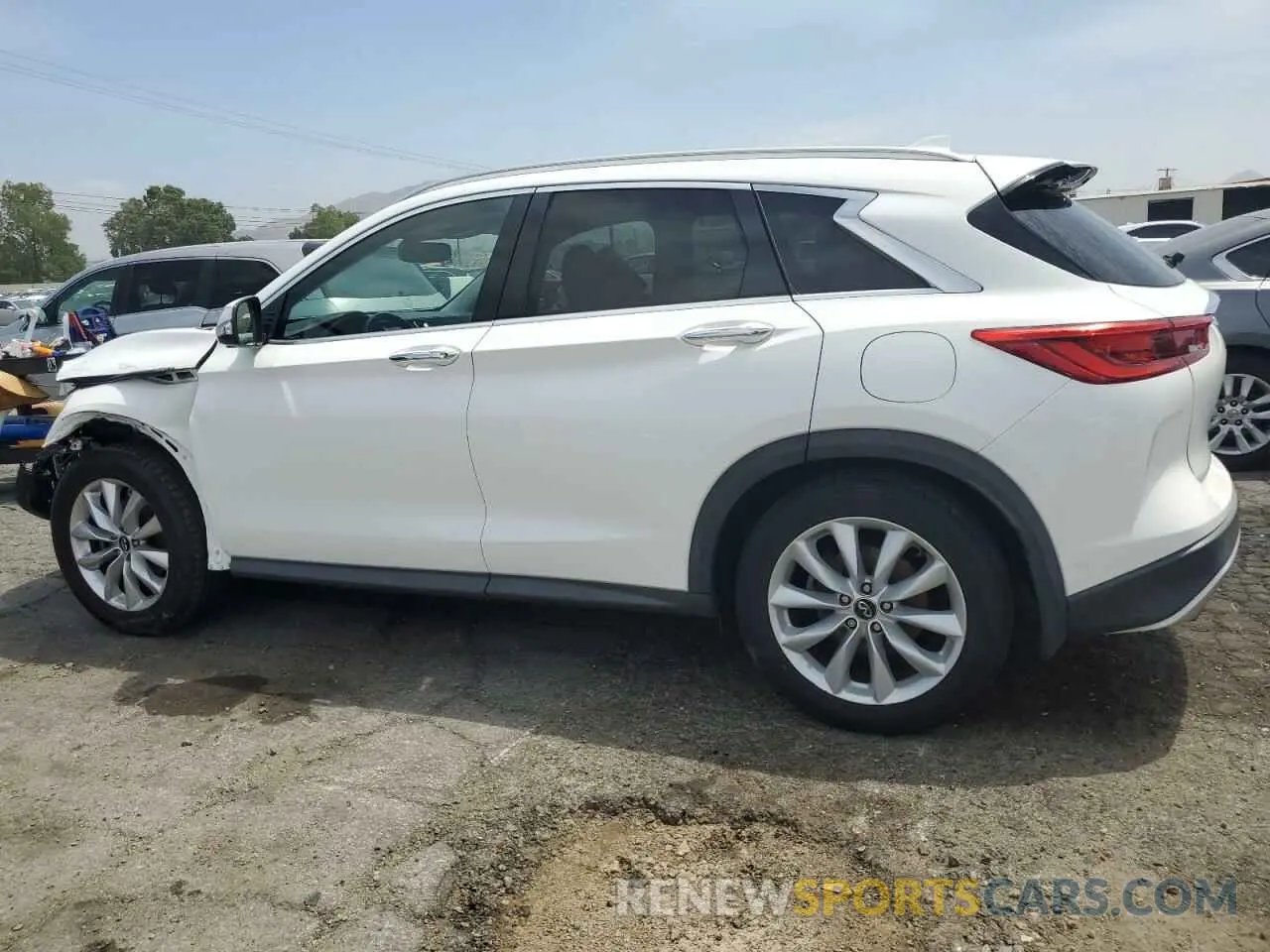 2 Photograph of a damaged car 3PCAJ5M12KF119254 INFINITI QX50 2019