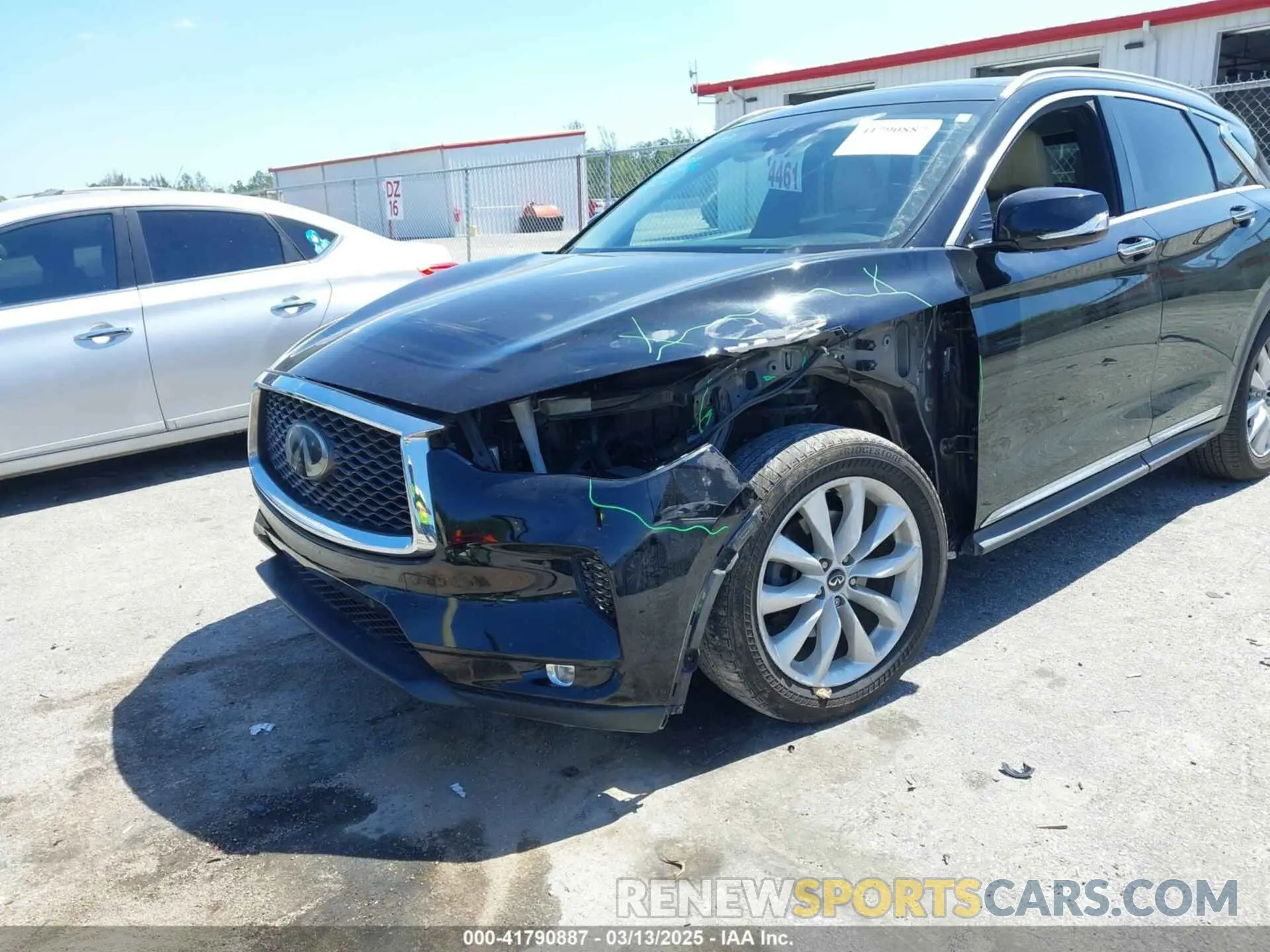 6 Photograph of a damaged car 3PCAJ5M12KF122087 INFINITI QX50 2019
