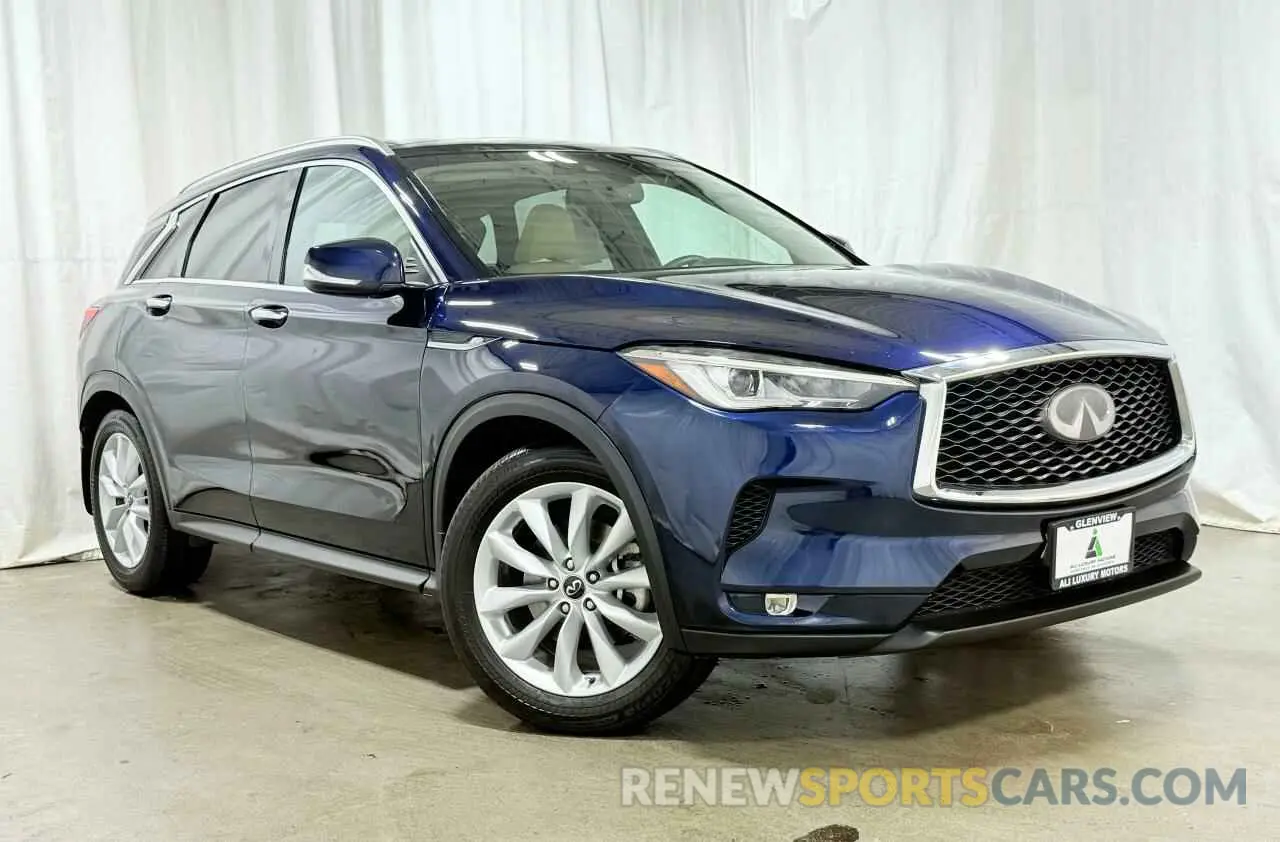 1 Photograph of a damaged car 3PCAJ5M12KF122722 INFINITI QX50 2019