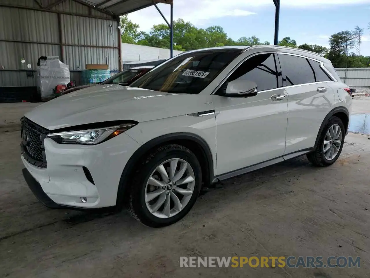 1 Photograph of a damaged car 3PCAJ5M13KF108943 INFINITI QX50 2019