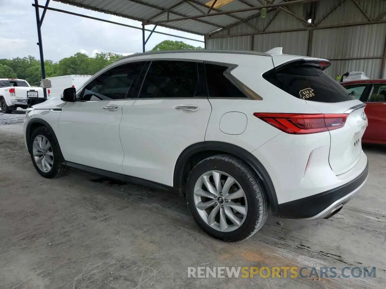 2 Photograph of a damaged car 3PCAJ5M13KF108943 INFINITI QX50 2019