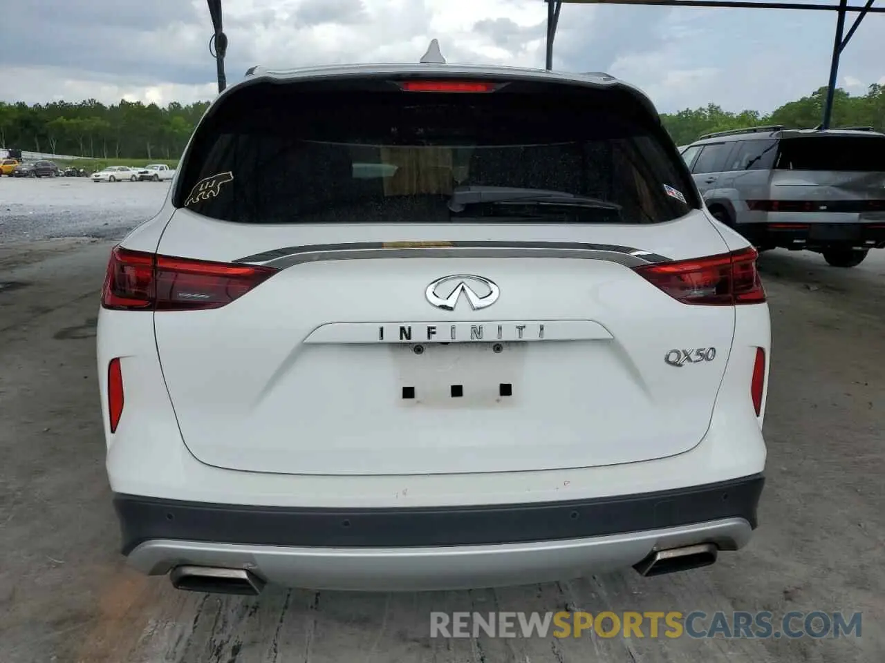 6 Photograph of a damaged car 3PCAJ5M13KF108943 INFINITI QX50 2019