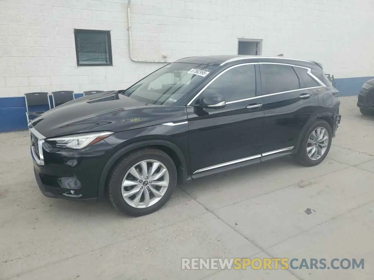 1 Photograph of a damaged car 3PCAJ5M13KF122020 INFINITI QX50 2019