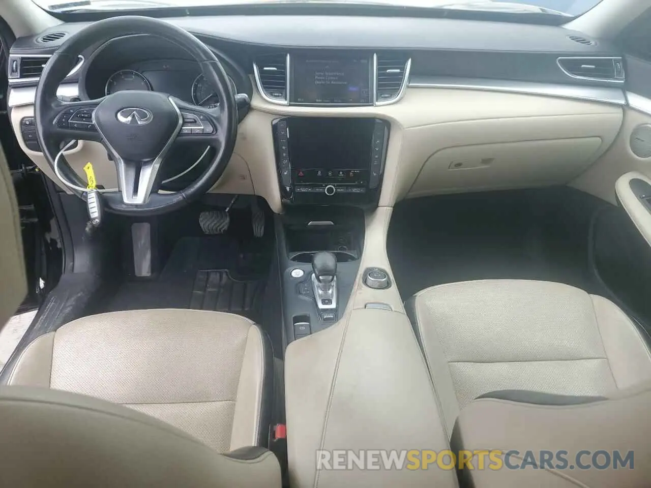8 Photograph of a damaged car 3PCAJ5M13KF122020 INFINITI QX50 2019