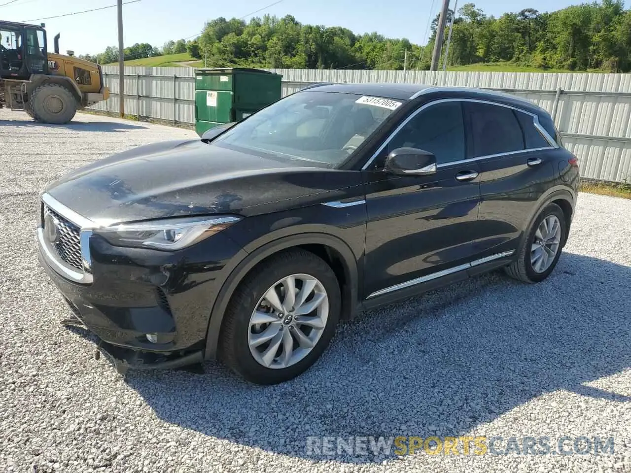 1 Photograph of a damaged car 3PCAJ5M13KF123152 INFINITI QX50 2019