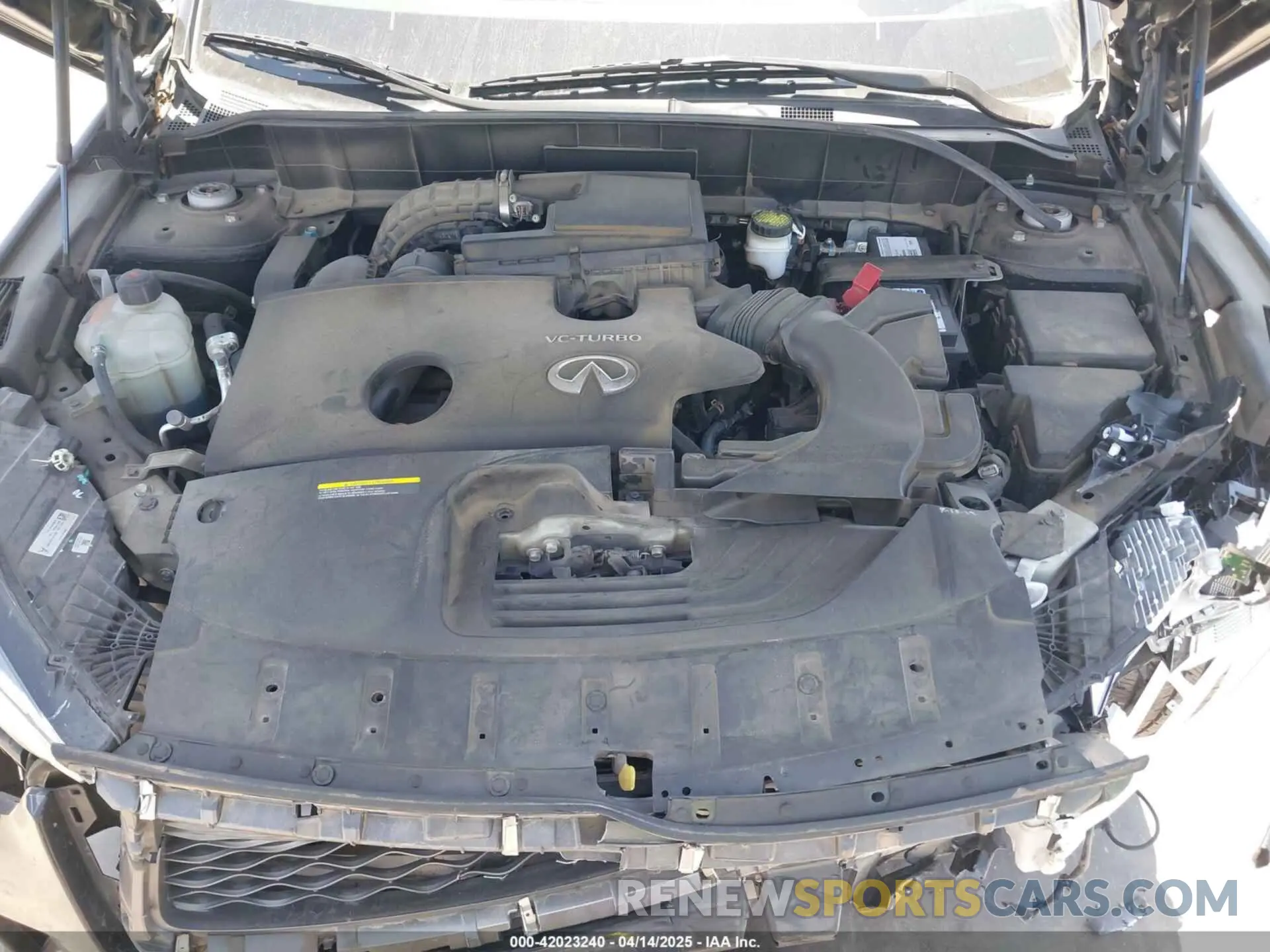 10 Photograph of a damaged car 3PCAJ5M13KF130893 INFINITI QX50 2019