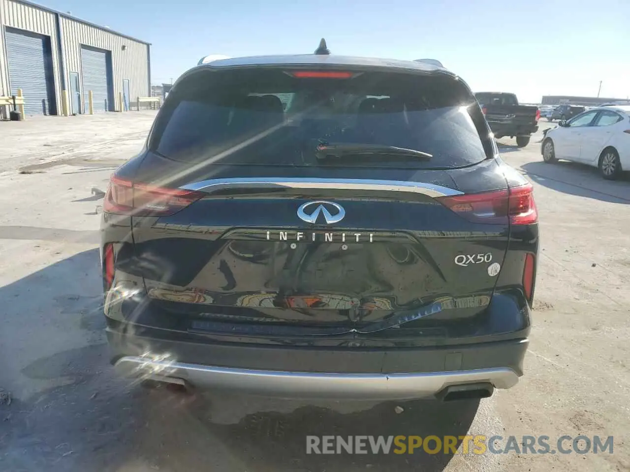 6 Photograph of a damaged car 3PCAJ5M13KF135818 INFINITI QX50 2019
