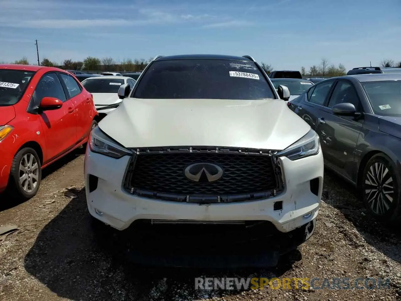 5 Photograph of a damaged car 3PCAJ5M13KF137147 INFINITI QX50 2019