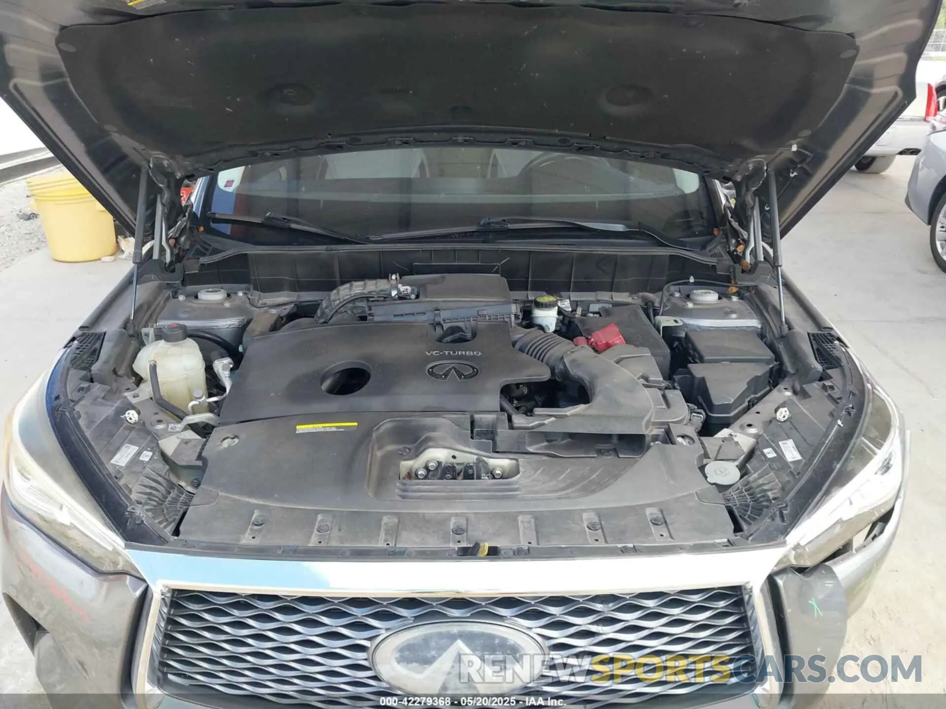 10 Photograph of a damaged car 3PCAJ5M14KF107297 INFINITI QX50 2019