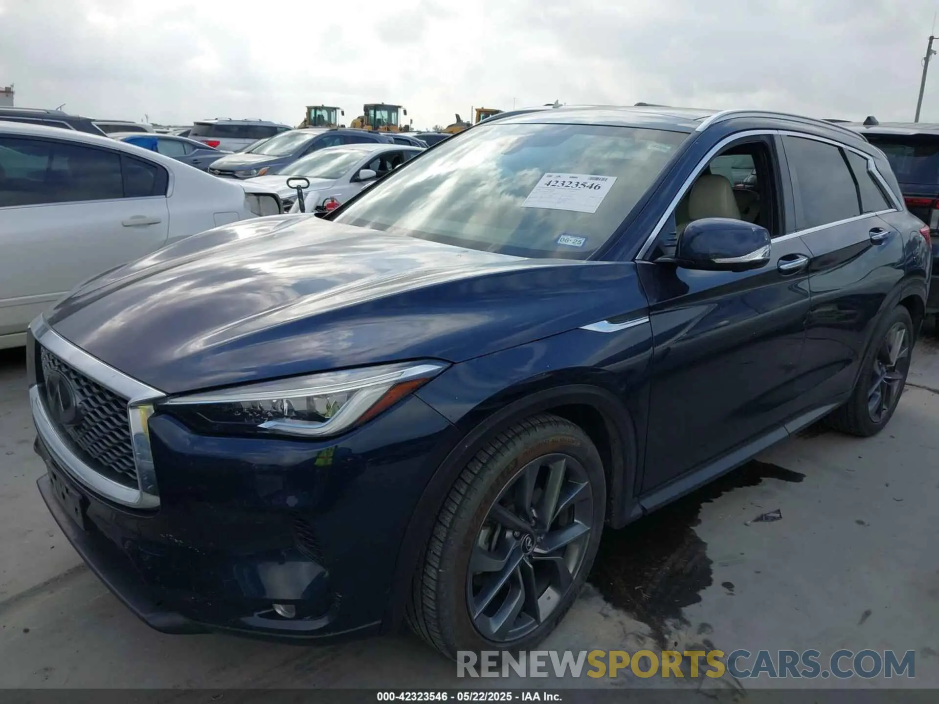 2 Photograph of a damaged car 3PCAJ5M14KF110183 INFINITI QX50 2019