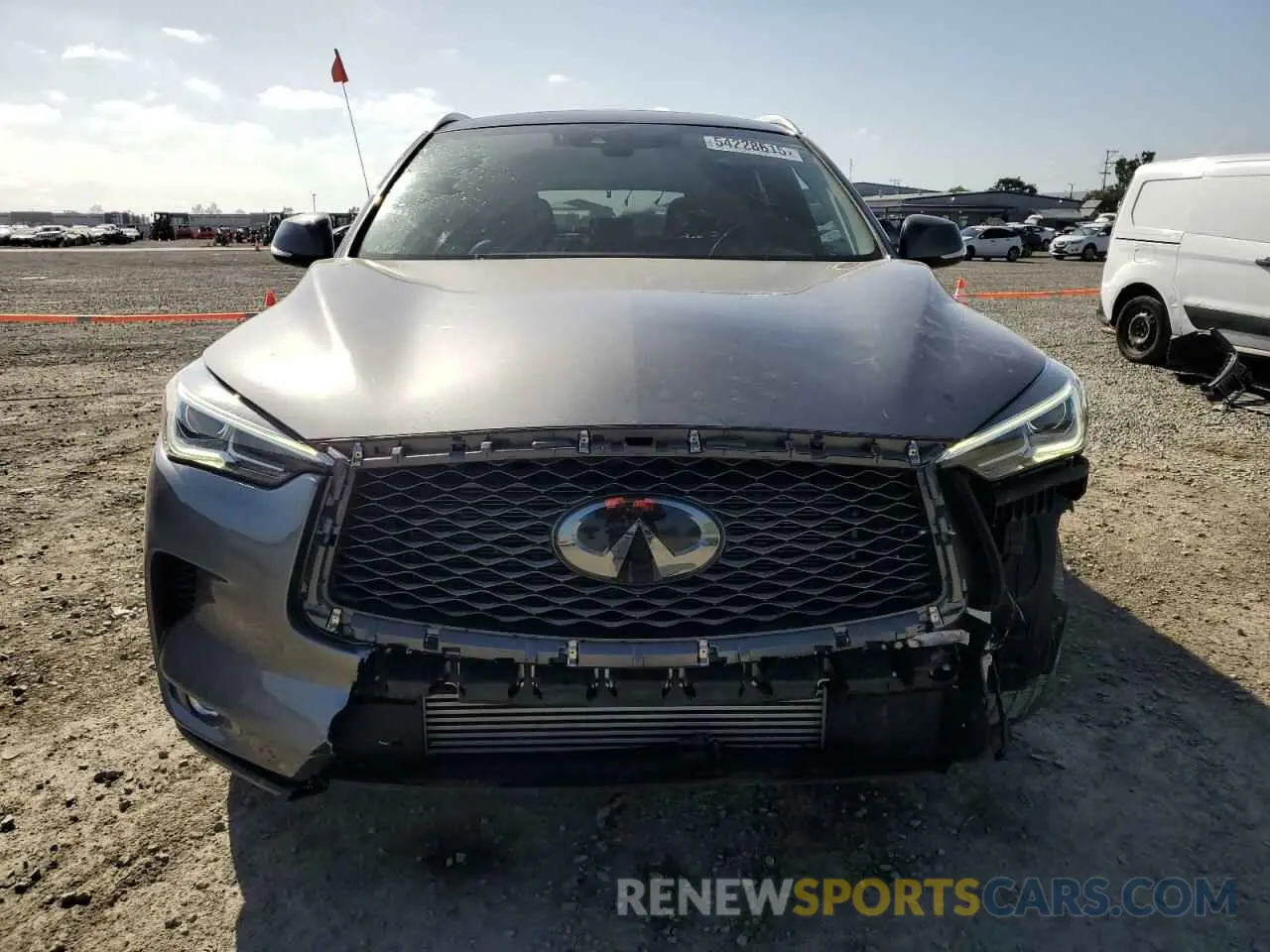 5 Photograph of a damaged car 3PCAJ5M14KF133530 INFINITI QX50 2019