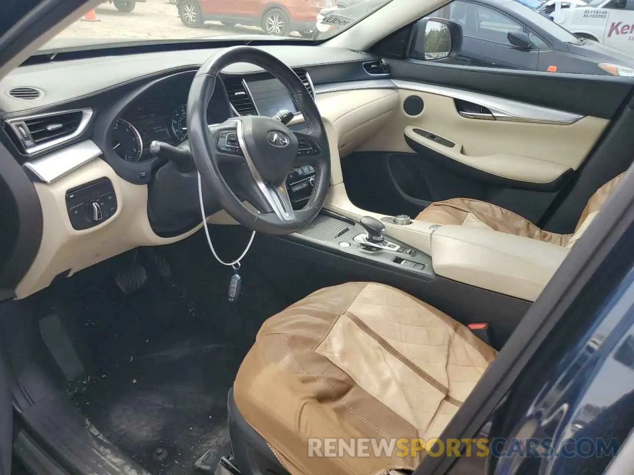 7 Photograph of a damaged car 3PCAJ5M14KF142261 INFINITI QX50 2019