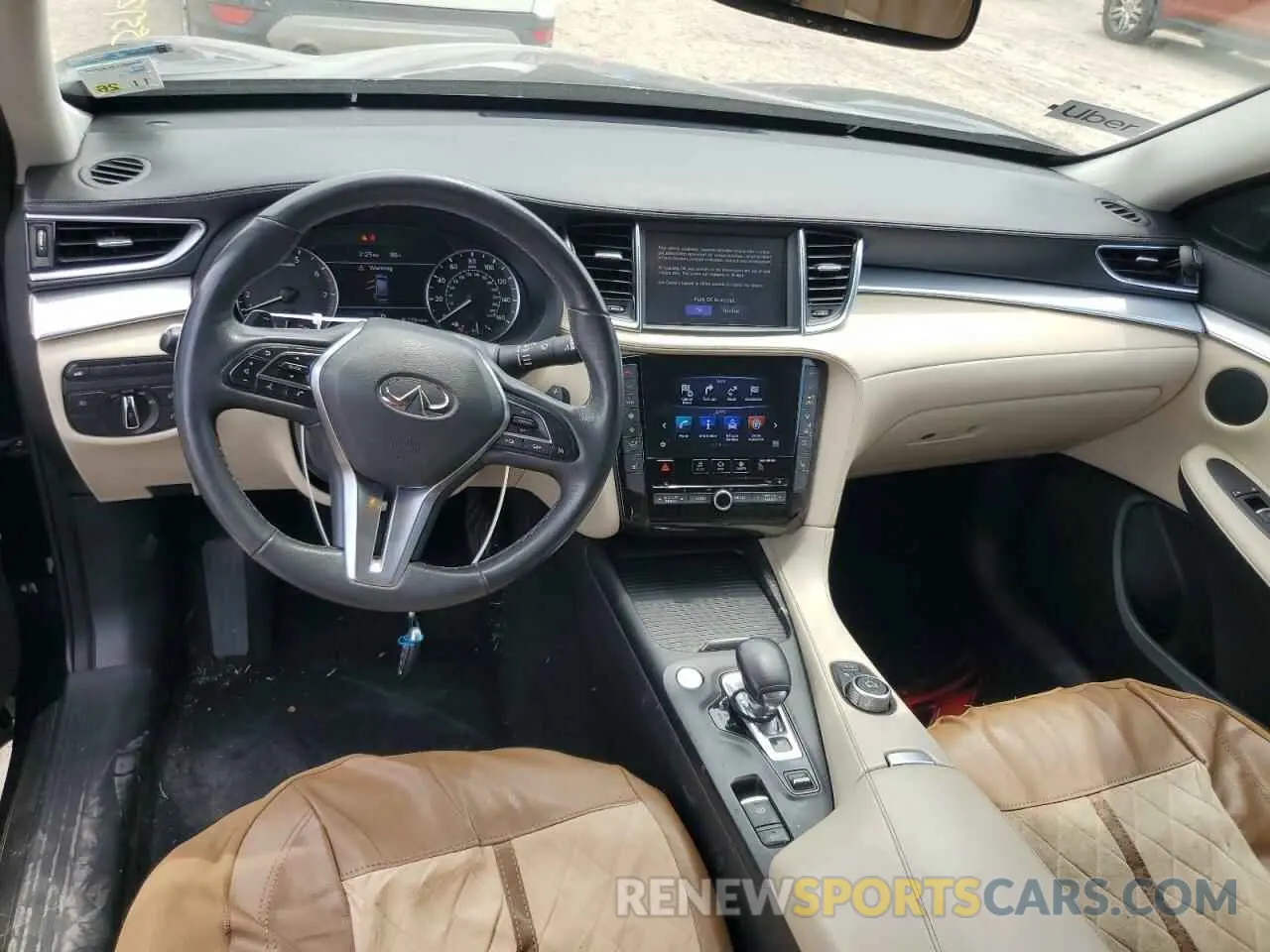 8 Photograph of a damaged car 3PCAJ5M14KF142261 INFINITI QX50 2019