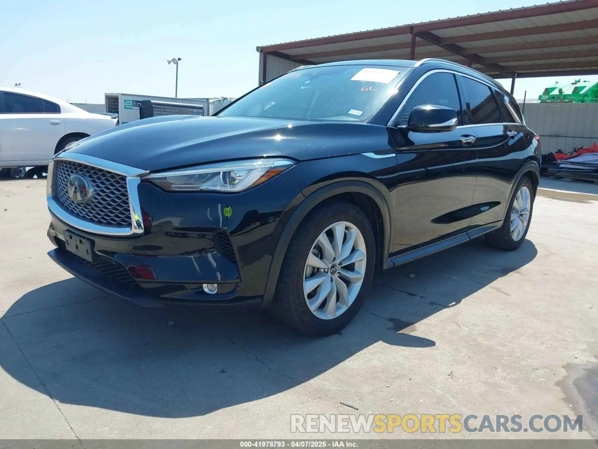 2 Photograph of a damaged car 3PCAJ5M15KF112850 INFINITI QX50 2019