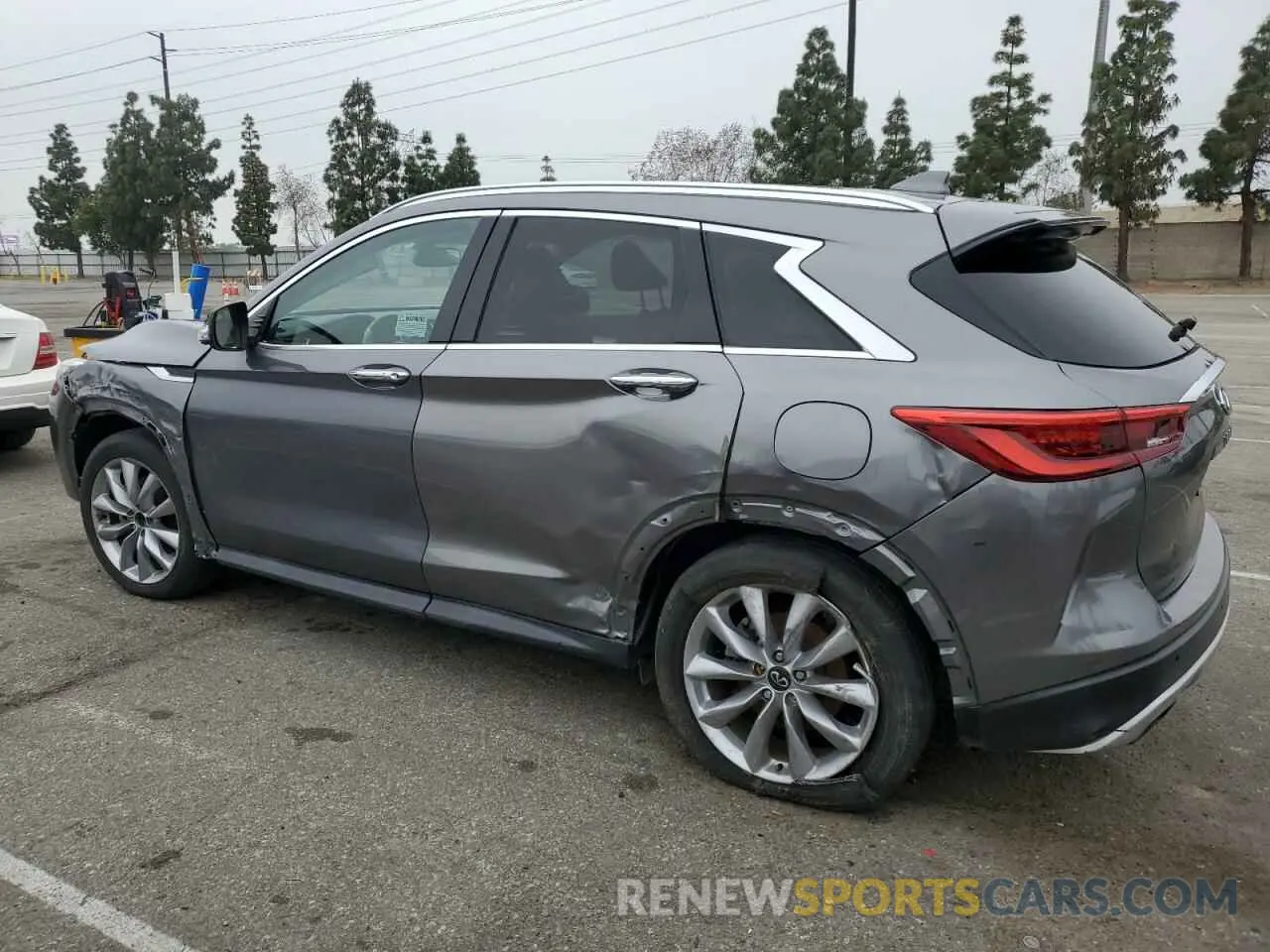 2 Photograph of a damaged car 3PCAJ5M15KF113075 INFINITI QX50 2019