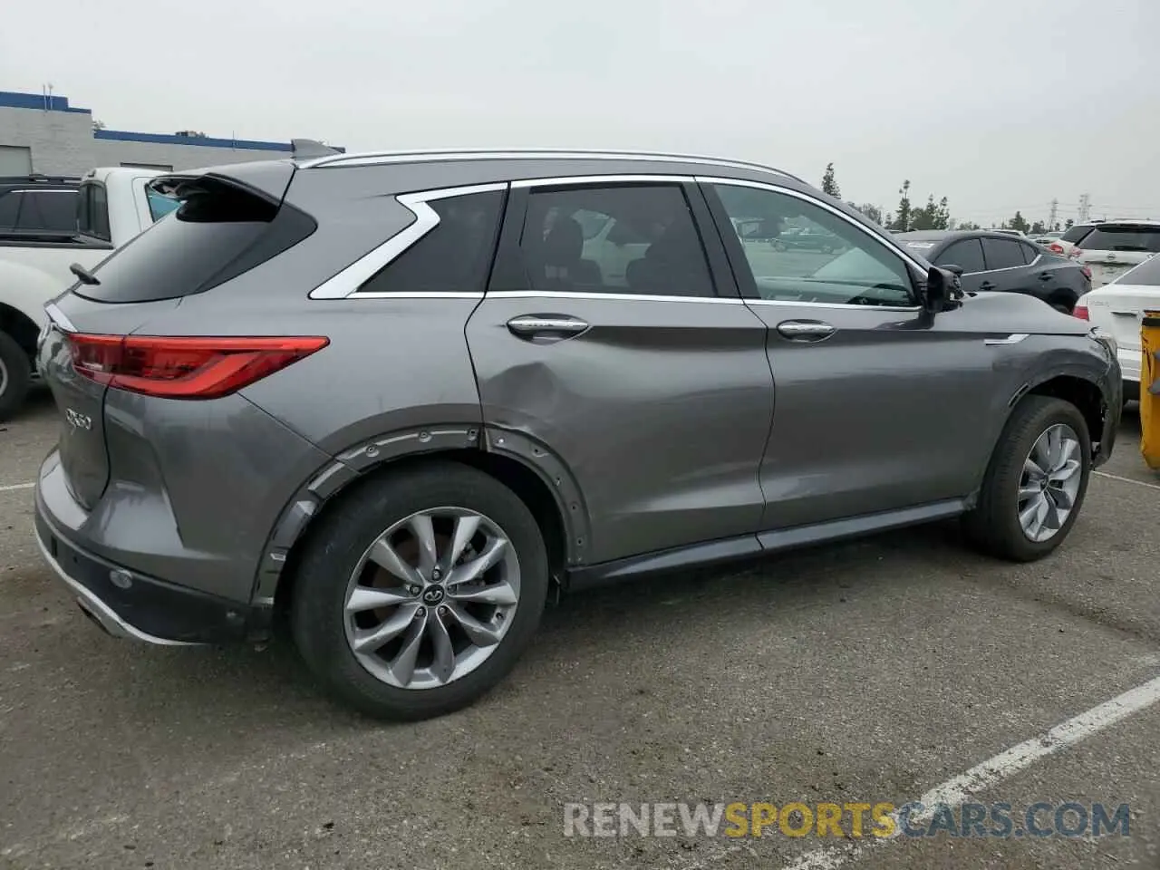 3 Photograph of a damaged car 3PCAJ5M15KF113075 INFINITI QX50 2019