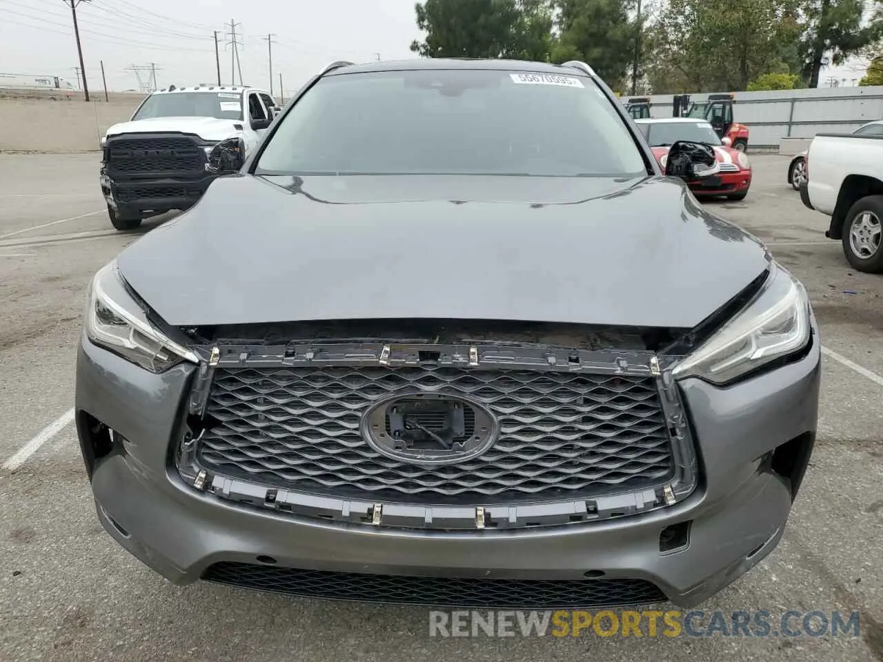 5 Photograph of a damaged car 3PCAJ5M15KF113075 INFINITI QX50 2019