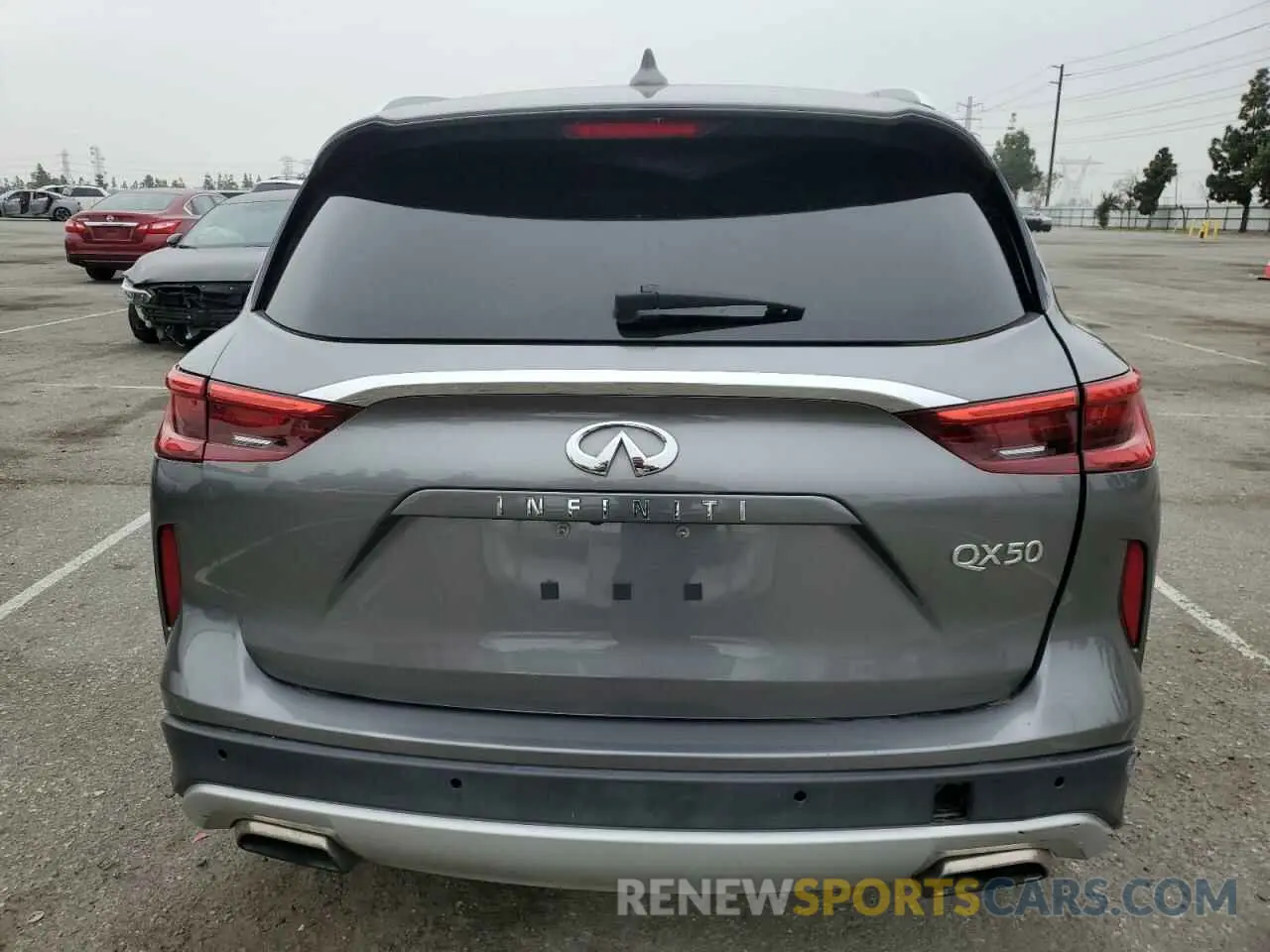 6 Photograph of a damaged car 3PCAJ5M15KF113075 INFINITI QX50 2019