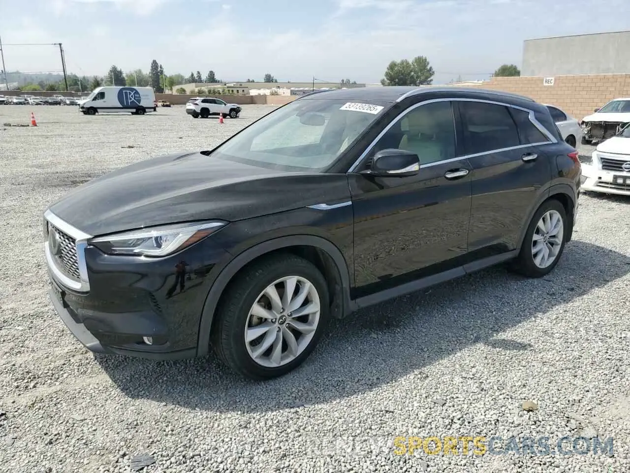 1 Photograph of a damaged car 3PCAJ5M15KF113240 INFINITI QX50 2019