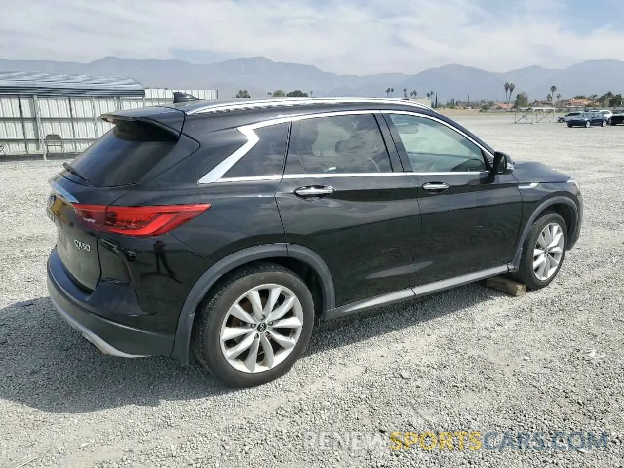 3 Photograph of a damaged car 3PCAJ5M15KF113240 INFINITI QX50 2019