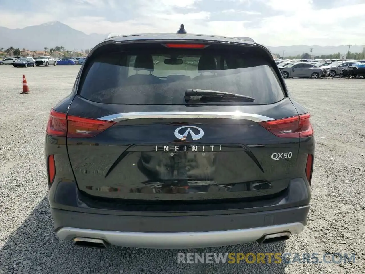 6 Photograph of a damaged car 3PCAJ5M15KF113240 INFINITI QX50 2019