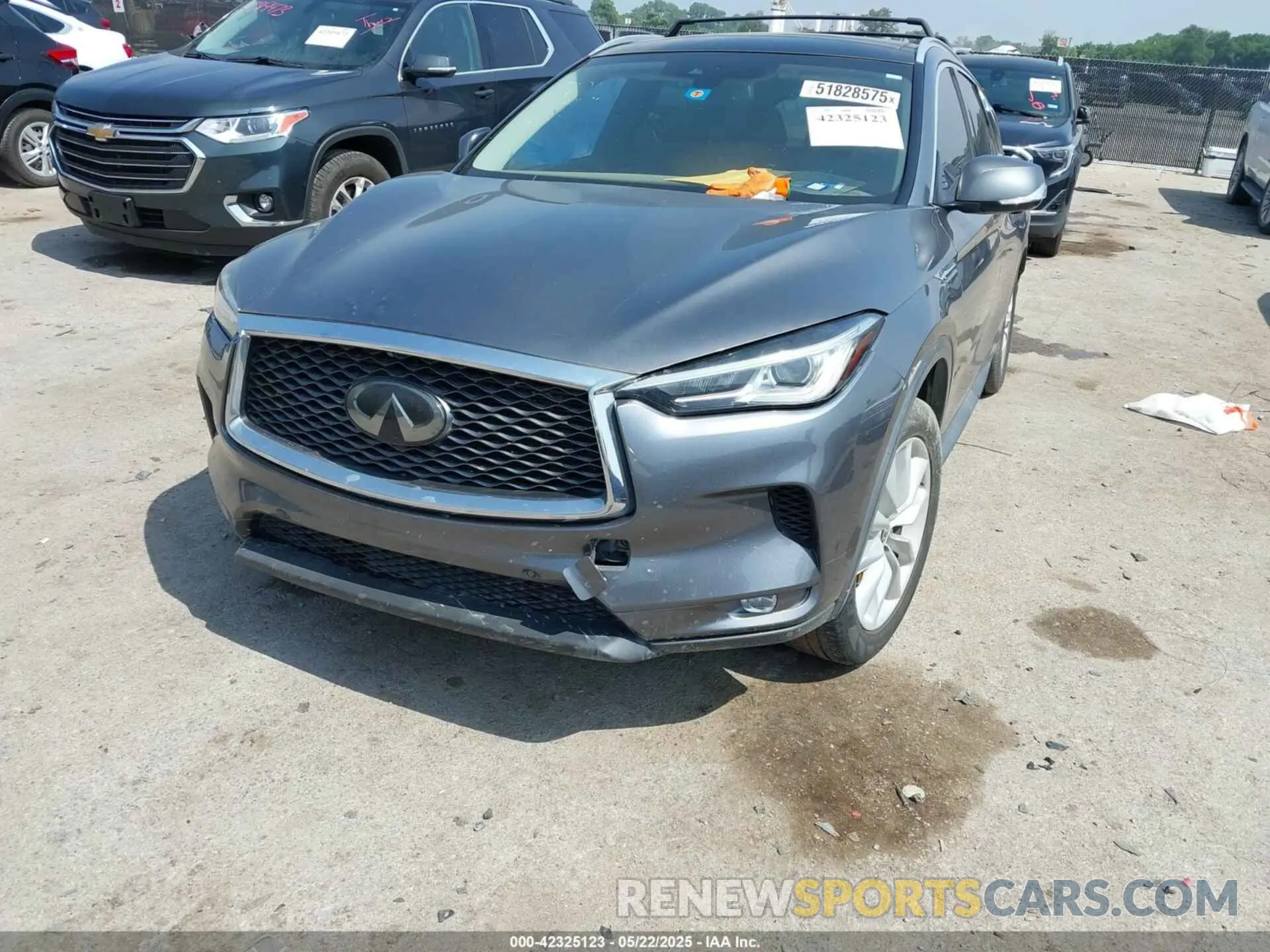 2 Photograph of a damaged car 3PCAJ5M15KF124724 INFINITI QX50 2019