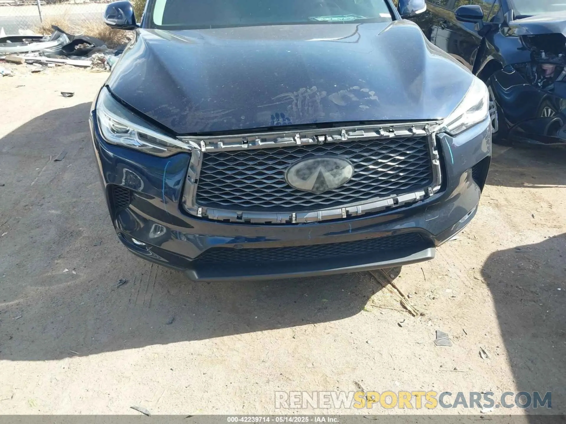 6 Photograph of a damaged car 3PCAJ5M16KF104787 INFINITI QX50 2019