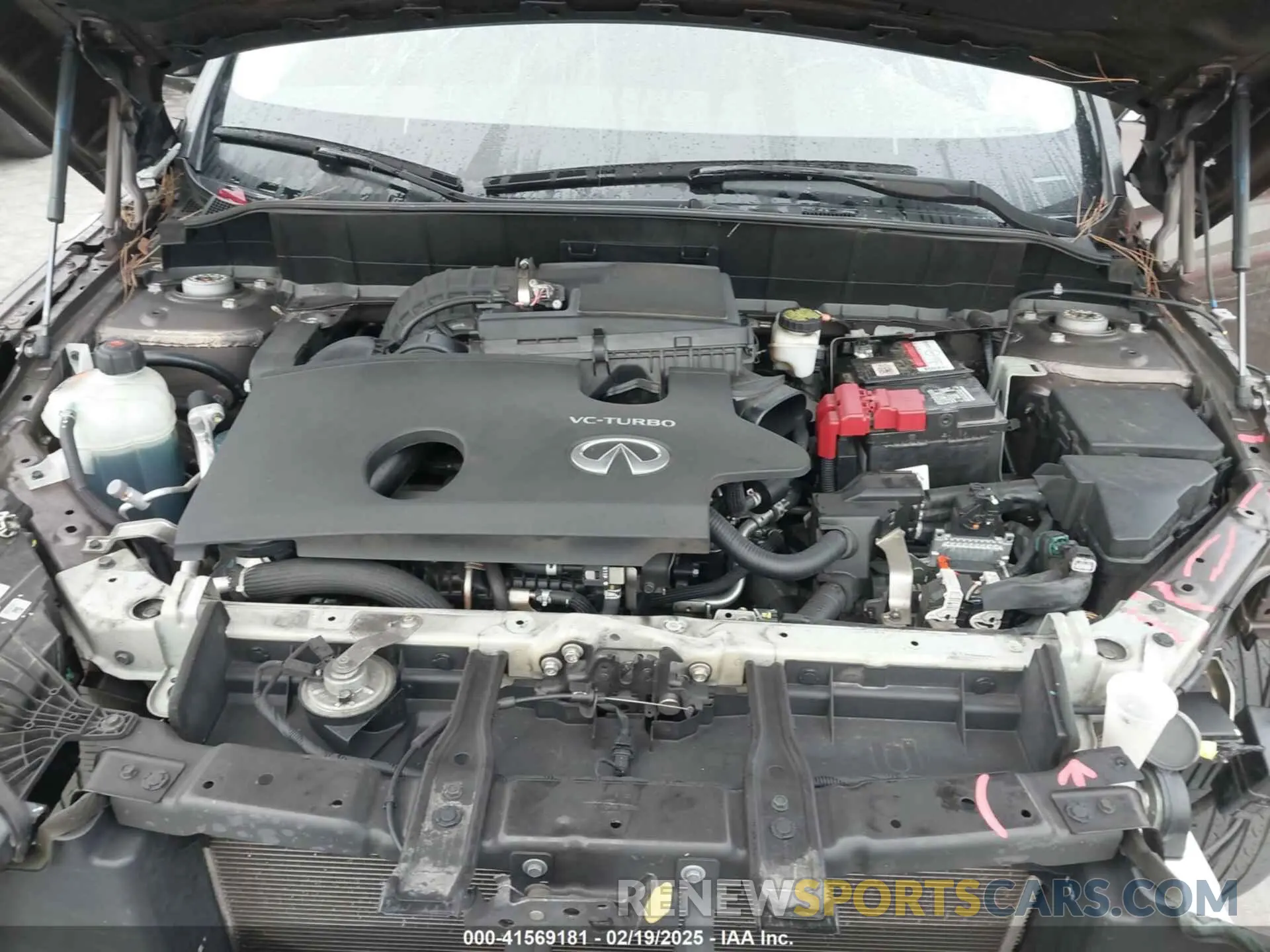 10 Photograph of a damaged car 3PCAJ5M16KF106927 INFINITI QX50 2019