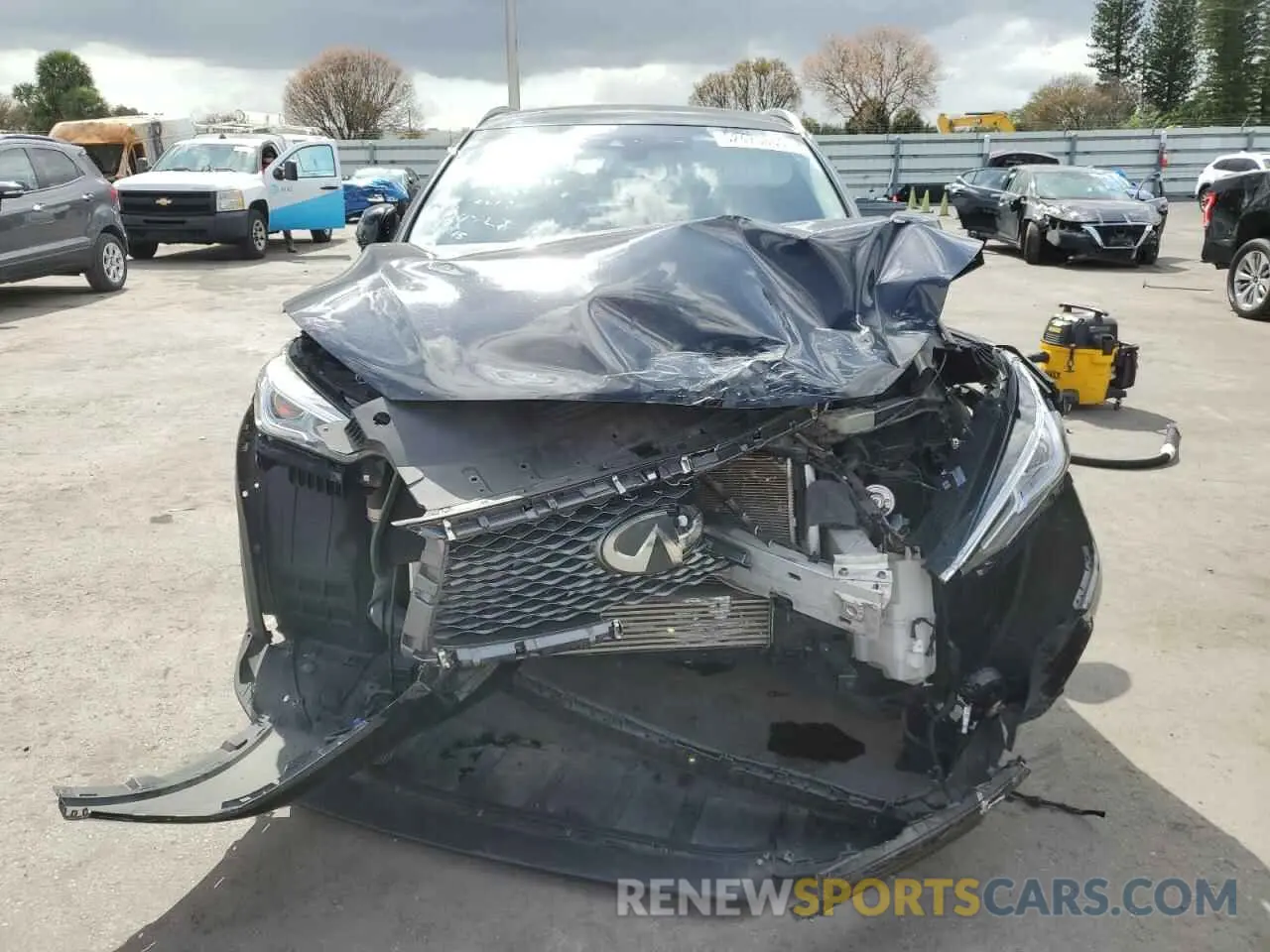 5 Photograph of a damaged car 3PCAJ5M16KF117748 INFINITI QX50 2019