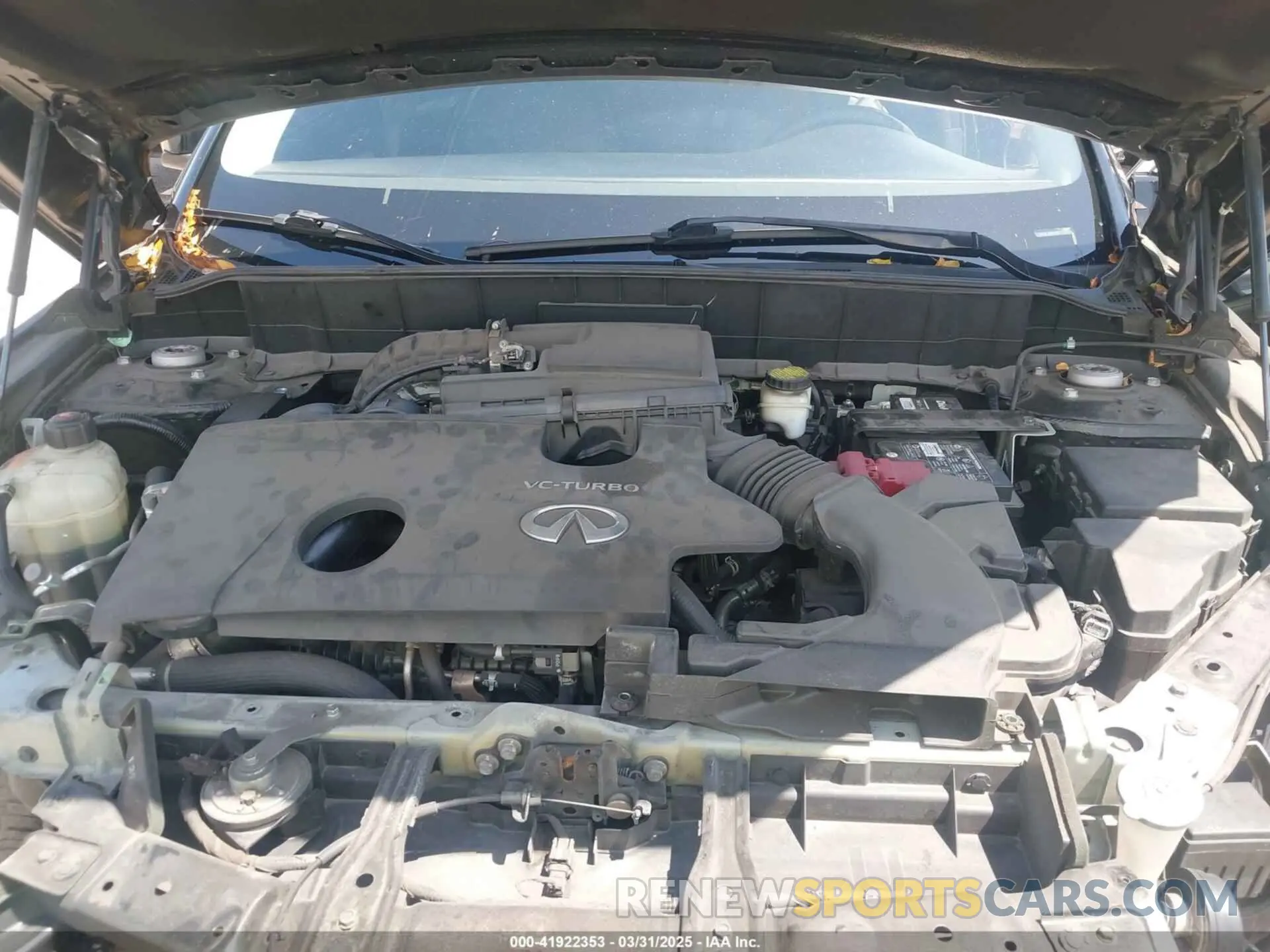 10 Photograph of a damaged car 3PCAJ5M16KF119709 INFINITI QX50 2019