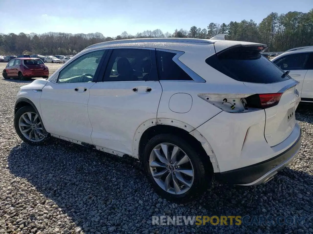 2 Photograph of a damaged car 3PCAJ5M16KF128507 INFINITI QX50 2019