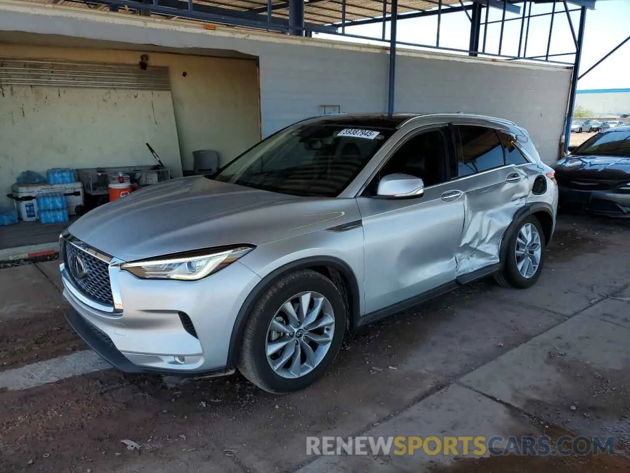 1 Photograph of a damaged car 3PCAJ5M16KF137515 INFINITI QX50 2019