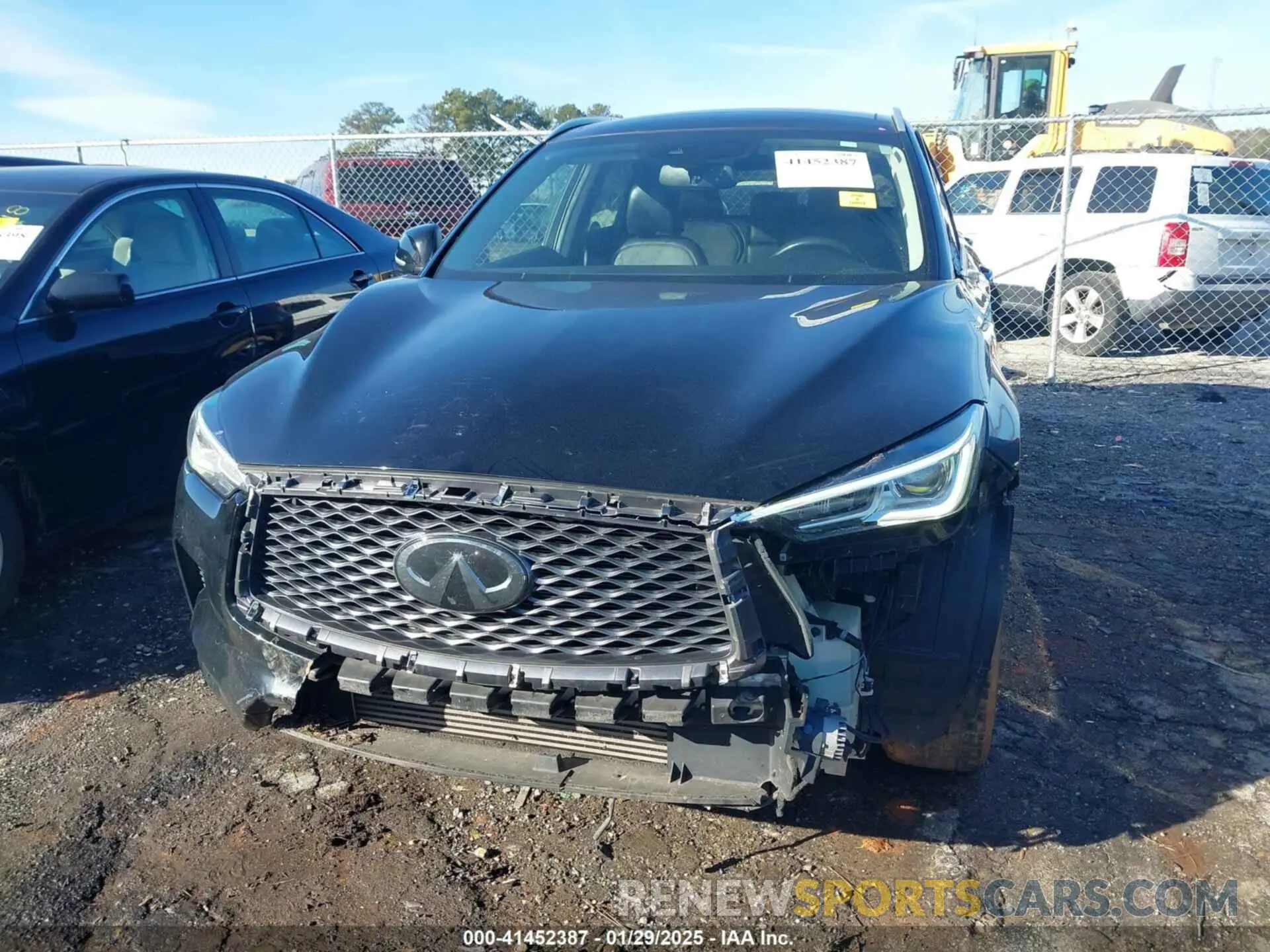 12 Photograph of a damaged car 3PCAJ5M17KF121971 INFINITI QX50 2019