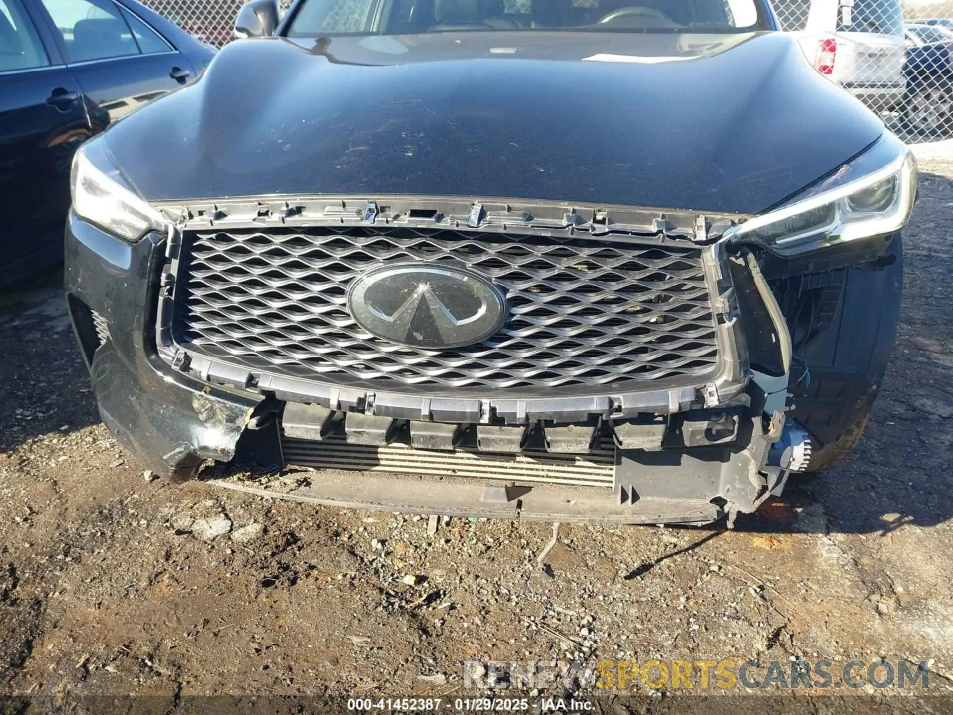 6 Photograph of a damaged car 3PCAJ5M17KF121971 INFINITI QX50 2019