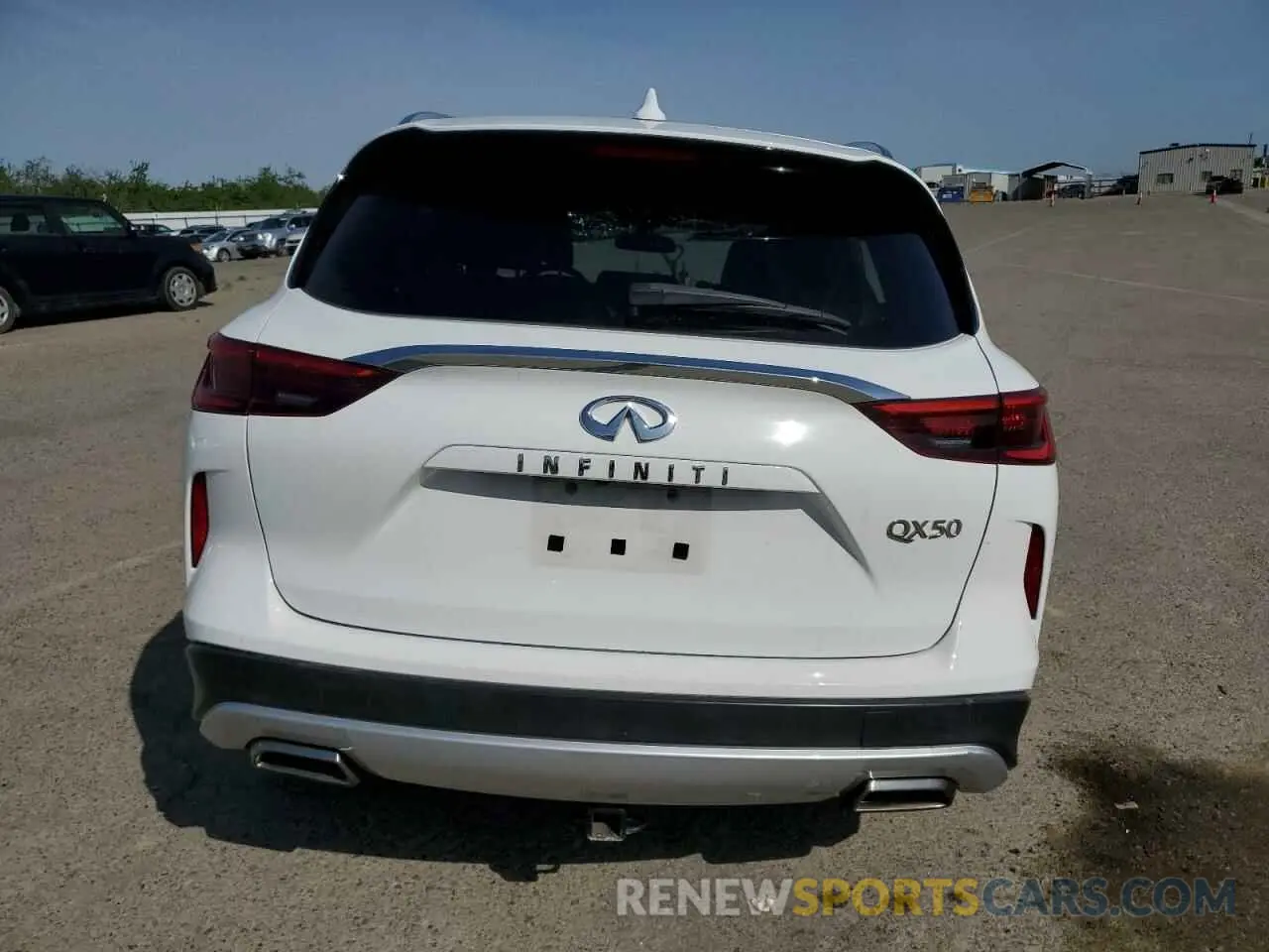 6 Photograph of a damaged car 3PCAJ5M18KF125785 INFINITI QX50 2019