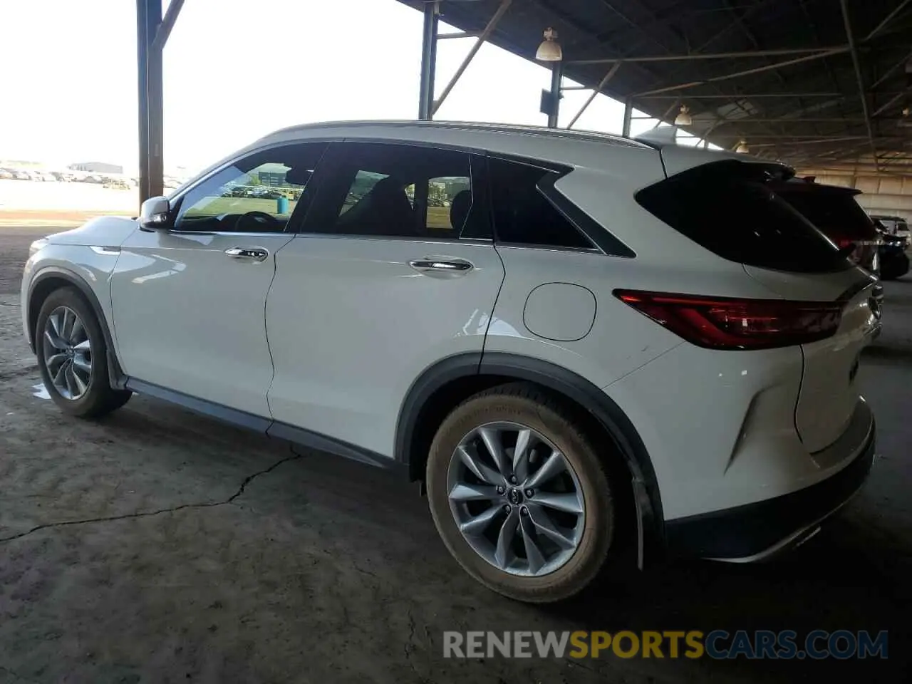 2 Photograph of a damaged car 3PCAJ5M18KF133319 INFINITI QX50 2019