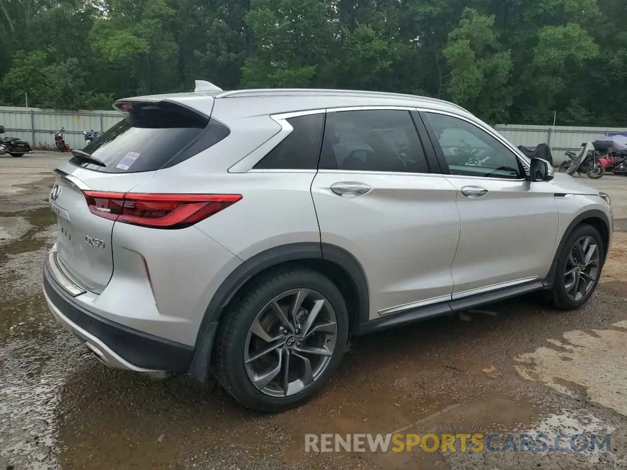 3 Photograph of a damaged car 3PCAJ5M19KF119204 INFINITI QX50 2019