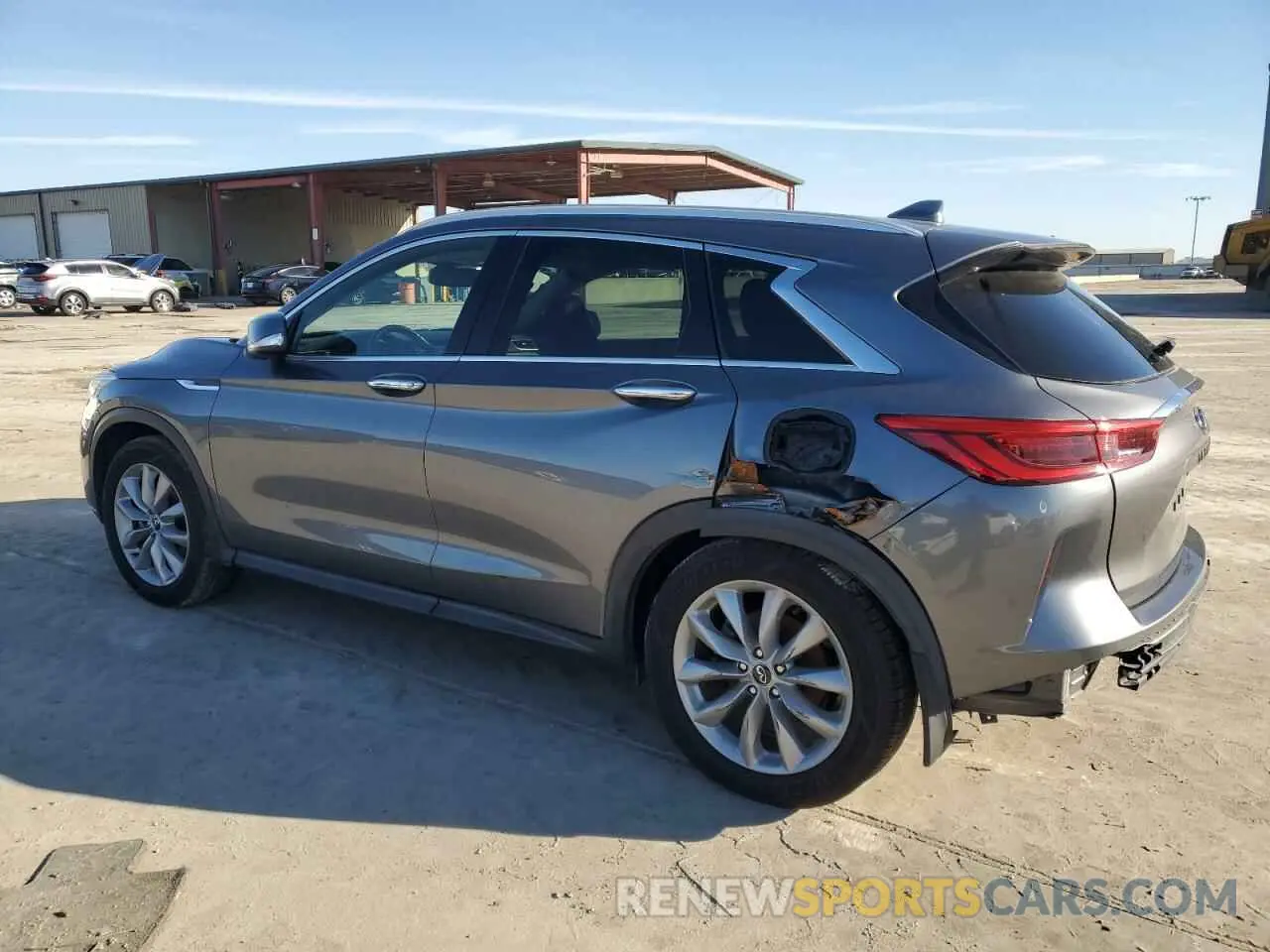2 Photograph of a damaged car 3PCAJ5M19KF136262 INFINITI QX50 2019