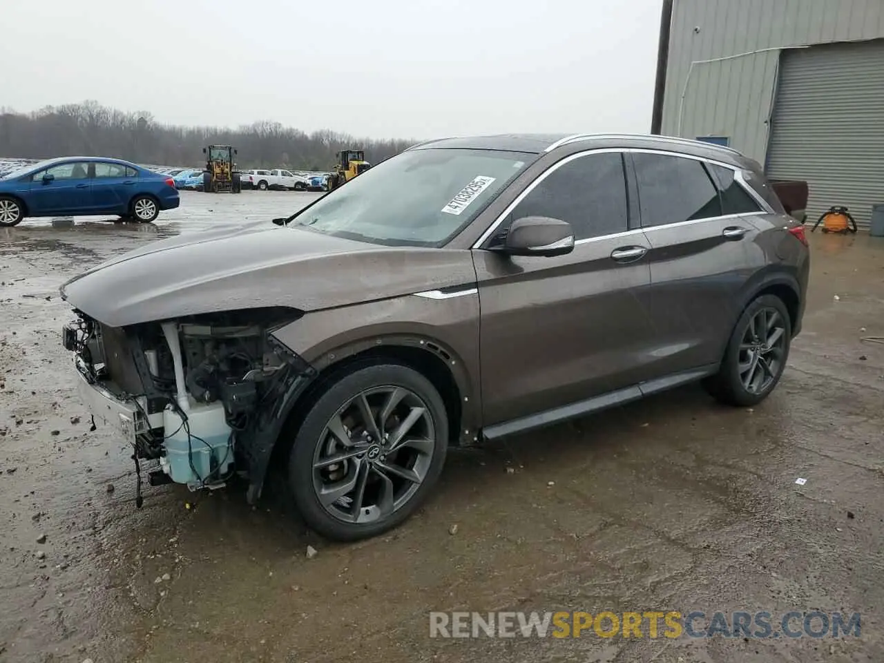 1 Photograph of a damaged car 3PCAJ5M1XKF102833 INFINITI QX50 2019