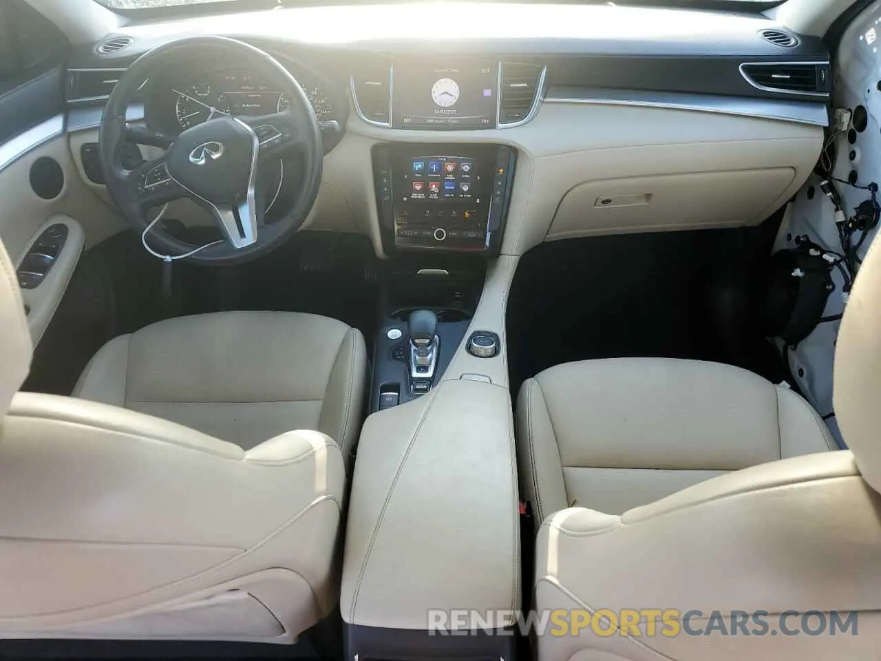 8 Photograph of a damaged car 3PCAJ5M1XKF119390 INFINITI QX50 2019