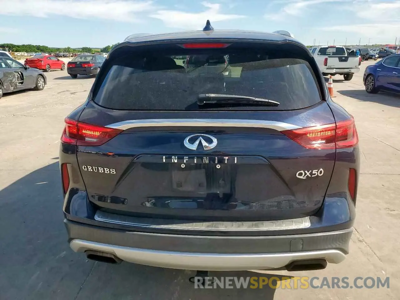 6 Photograph of a damaged car 3PCAJ5M1XKF123830 INFINITI QX50 2019