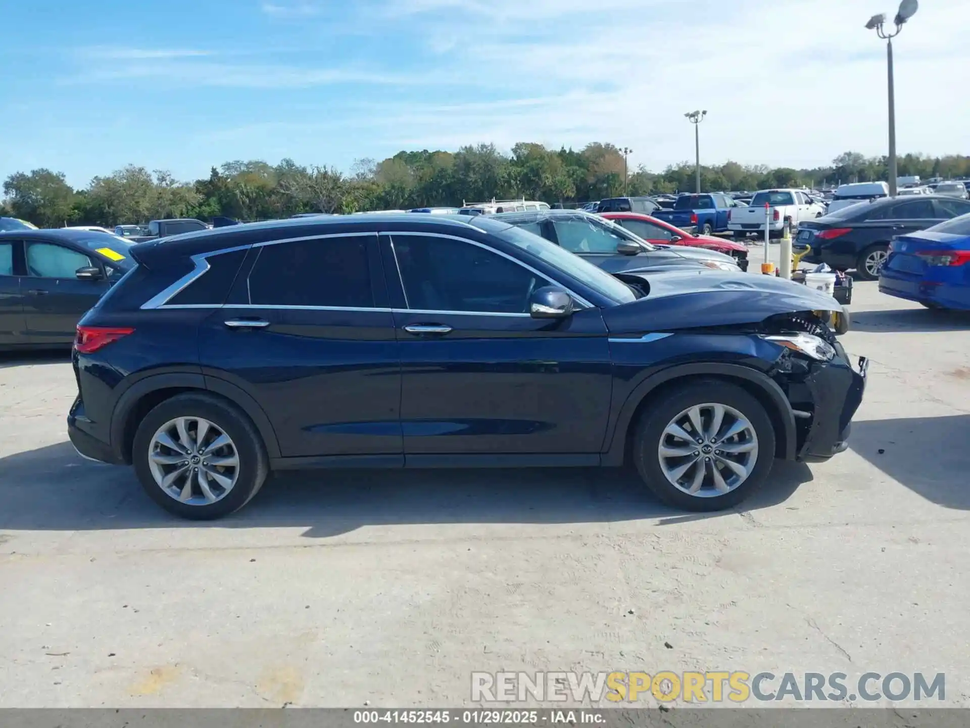 12 Photograph of a damaged car 3PCAJ5M1XKF131104 INFINITI QX50 2019