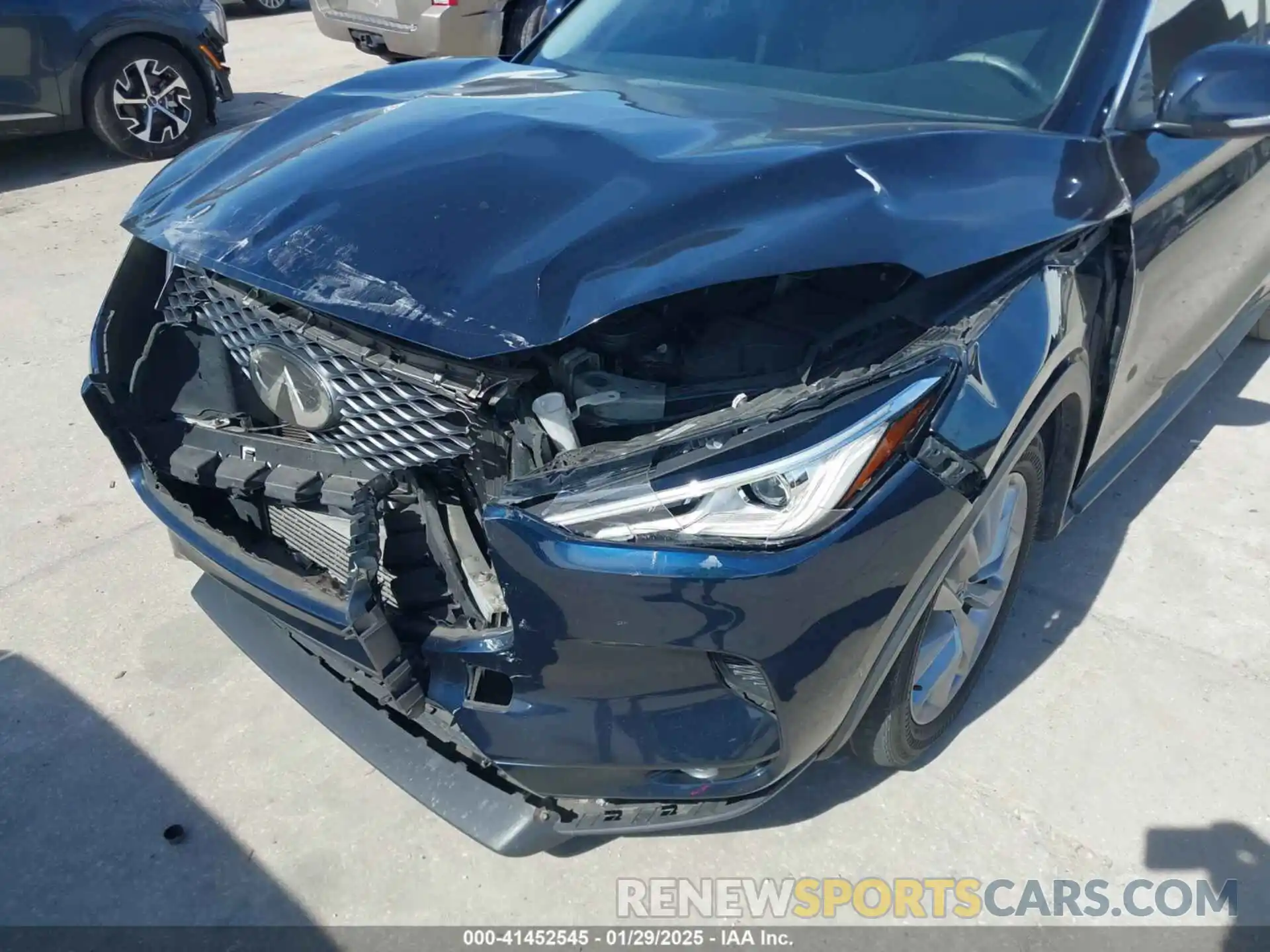 6 Photograph of a damaged car 3PCAJ5M1XKF131104 INFINITI QX50 2019