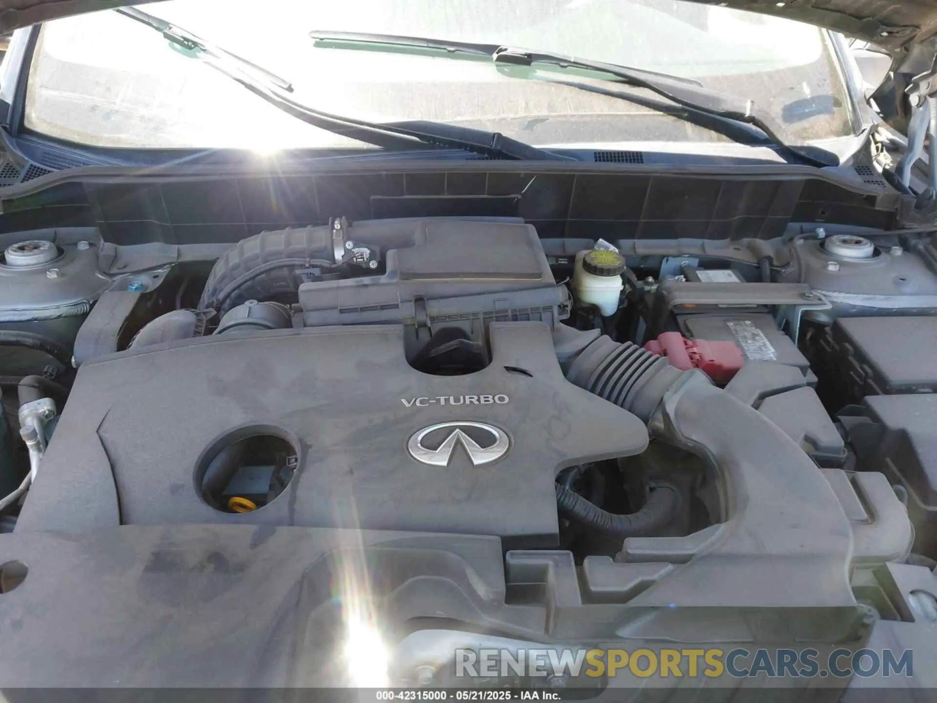 10 Photograph of a damaged car 3PCAJ5M1XKF134746 INFINITI QX50 2019